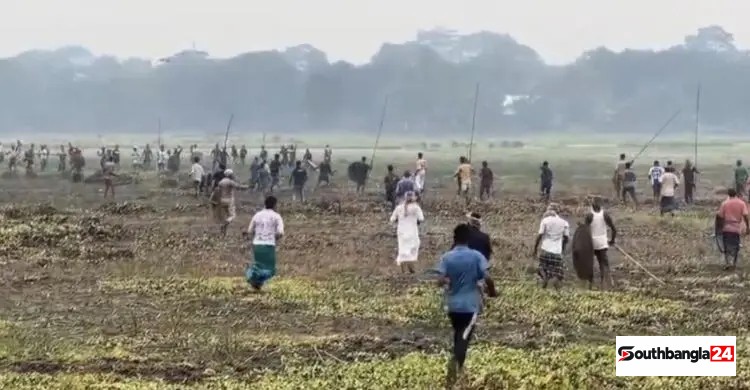 সালিশি বৈঠককে কেন্দ্র করে দুই গ্রামের সংঘর্ষ, আহত ২৫